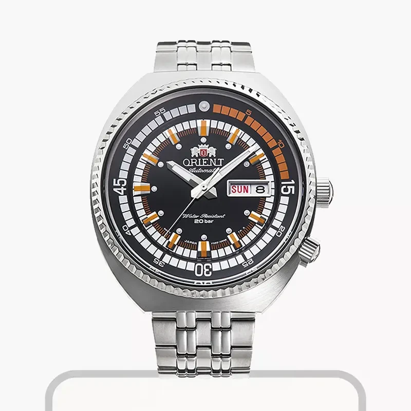 Orient Sports Classic Black Dial  Man's Watch- RA-AA0E05B09C